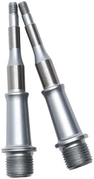 HT Components Cheetah-S Pedal Spindle - M1/ARS0, Chromoly, Silver