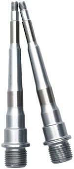 HT-Components-X2-Pedal-Spindle---X2/AE12/D1/ANS0,-Chromoly,-Silver