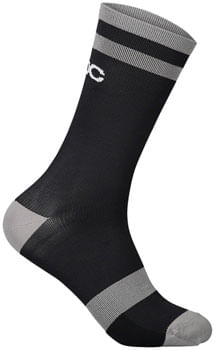 POC-Lure-MTB-Socks---Black-Gray-Small