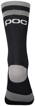 POC-Lure-MTB-Socks---Black-Gray-Small