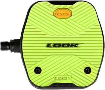 LOOK Geo City Grip Pedals - Platform, 9/16", Lime