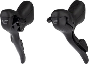 microSHIFT-R7-Drop-Bar-Shift-Lever-Set---2-x-7-Speed-Short-Reach-Shimano-Compatible-Black