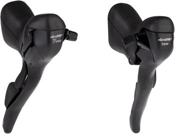 microSHIFT-R7-Drop-Bar-Shift-Lever-Set---3-x-7-Speed-Short-Reach-Shimano-Compatible-Black