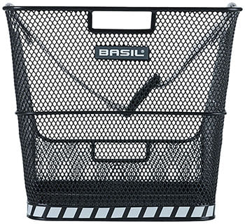 Basil Class Rear Basket -  Black