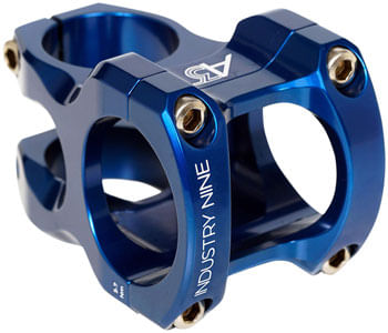 Industry-Nine-A35-Stem---50mm-35mm-Clamp----6-1-1-8--Aluminum-Turquoise