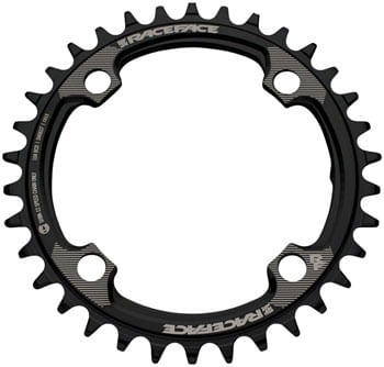RaceFace-1x-104-BCD-Hyperglide+-Chainring---32t,-104-BCD,-4-Bolt,-Requires-Shimano-12-speed-Hyperglide+-Chain,-7075-Aluminum,-Black