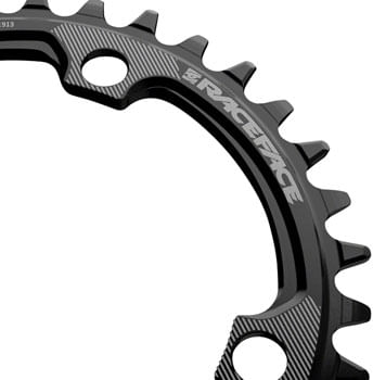 RaceFace-1x-104-BCD-Hyperglide+-Chainring---32t,-104-BCD,-4-Bolt,-Requires-Shimano-12-speed-Hyperglide+-Chain,-7075-Aluminum,-Black