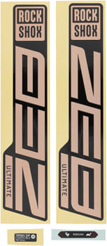 RockShox-Fork-Decal-Kit---ZEB-Ultimate-27-29--Matte-Copper-Foil-High-Gloss-Black