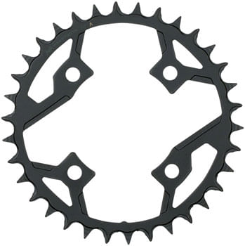 Full-Speed-Ahead-Gamma-Pro-Mega-Tooth-Chainring---34t,-82-BCD,-Steel,-1-x-11-Speed,-Black