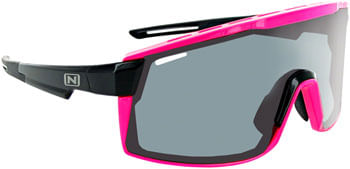 Optic Nerve Fixie Max Sunglasses - Shiny Black/Bright Pink Lens