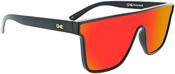 Optic Nerve ONE Mojo Filter Sunglasses - Matte Black/Polarized Smoke with Red Mirror