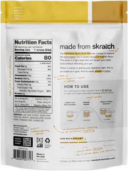 Skratch-Labs-Sport-Hydration-Drink-Mix---Pineapple,-20-Serving-Resealable-Pouch