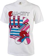 All-City-Parthenon-Party-Men-s-T-Shirt---White-Pink-Red-Blue-Black-Medium