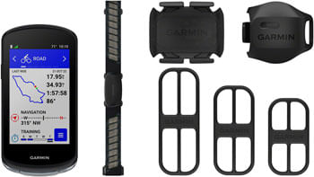 Garmin-Edge-1040-Bike-Computer-Bundle---Includes--Speed-and-Cadence-Sensor-HRM-Dual-Monitor-GPS-Wireless-Black