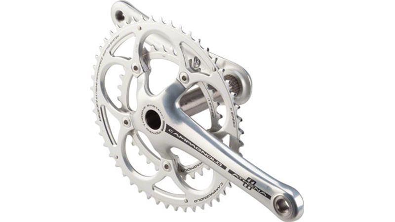 Campagnolo athena crankset silver on sale