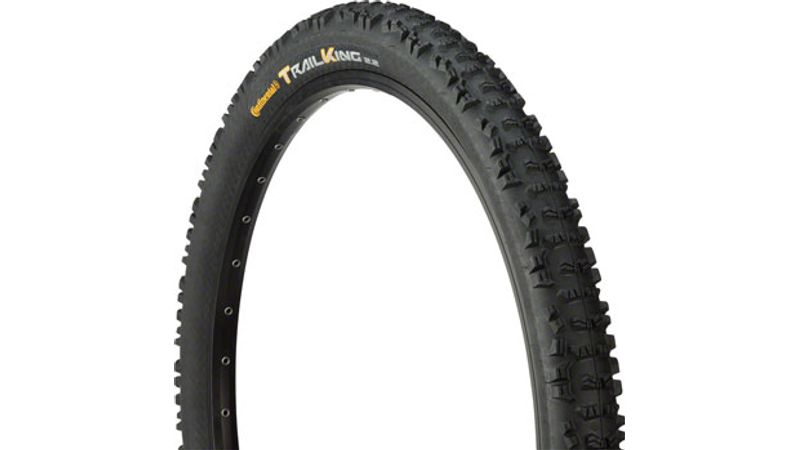 Continental Trail King Tire 26 x 2.4. Tubeless Folding Black