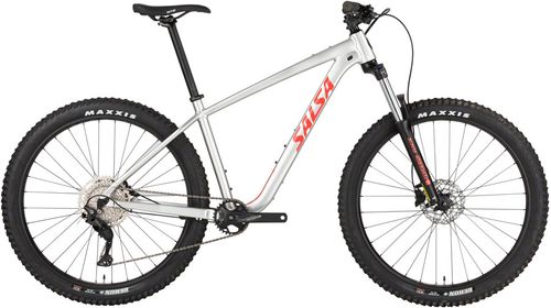 Salsa Rangefinder Deore 10 27.5+ Bike - 27.5", Aluminum, Silver, Small