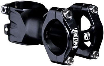 ProTaper ATAC Stem - 50mm, 31.8mm Clamp, +/-5, 1 1/8", Aluminum, Black/White