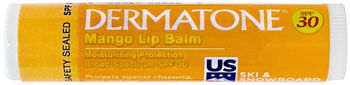 Dermatone Lip Balm - 0.15oz Tube, SPF30, Mango