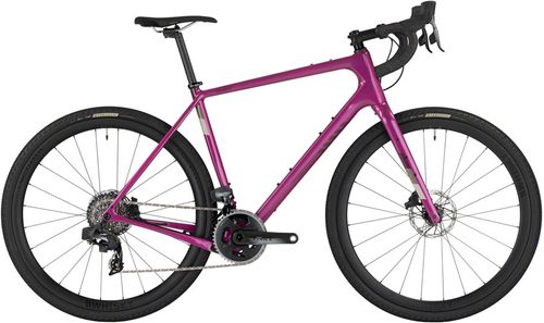 Salsa Warbird C Force AXS Bike - 700c, Carbon, Berry, 57.5cm