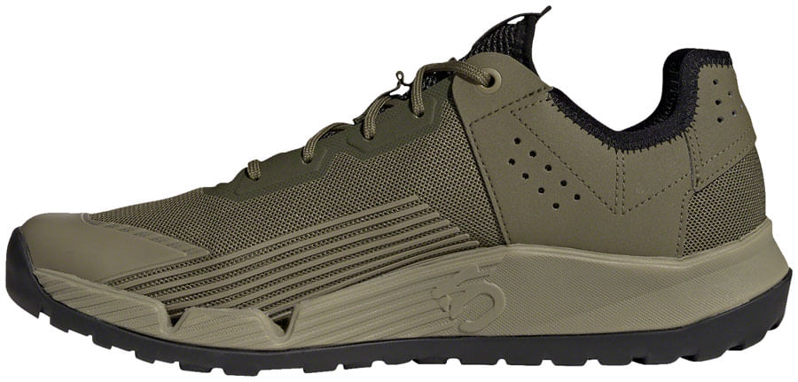 adidas Men\'s Trailcross CL Athletic Shoes in Olive Green with Lime Accents Five Ten Trailcross LT Flat Shoes - Men main image 4