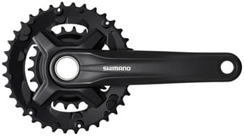 Shimano FC-MT210-B2 Crankset - 170mm, 9-Speed, 36/22t, Riveted, 51.8mm Chainline, Black