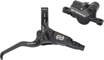 Promax Solve DSK-923 Disc Brake and Lever Set - Rear, 2-Piston Hydraulic, Post Mount, Black