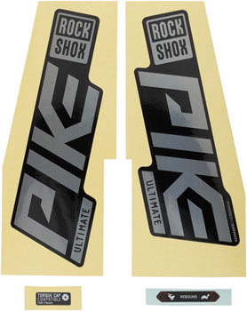 Rockshox Fork Decal Kit - Pike Ultimate, 27.5"/29", Gloss Rainbow Foil/High Gloss Black