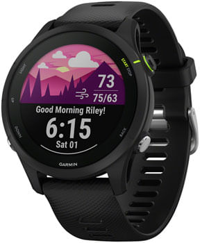 Garmin Forerunner 255 Music GPS Smartwatch - 45.6mm, Black