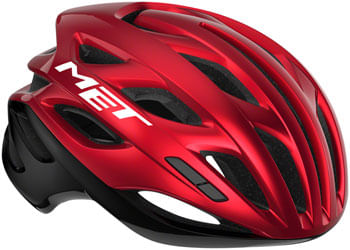 MET Estro MIPS Helmet - Red/Black Metallic, Glossy, Medium
