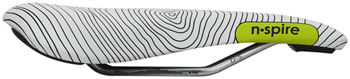 Smanie N.Spire Saddle - Chromoly, Microfiber White, 146