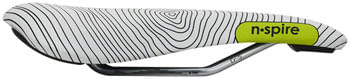 Smanie N.Spire Saddle - Chromoly, Microfiber White, 156