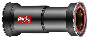 Token Ninja TF4630 Press Fit Double-Thread Bottom Bracket - For PF30/BB386/BB392 Frame Types, Black