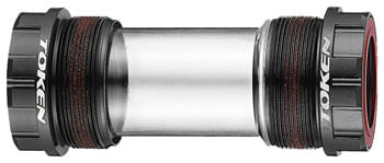 Token TK888 Threaded Bottom Bracket - English, Shimano HollowTech II / SRAM GXP, Black