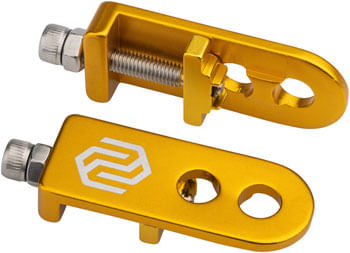 Promax C-1 Chain Tensioner - 2-Hole, Fits 3/8"/10mm Axles, Gold