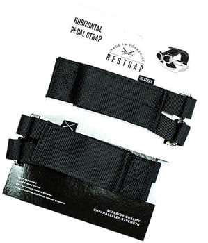 Restrap Horizontal Toe Straps - Black