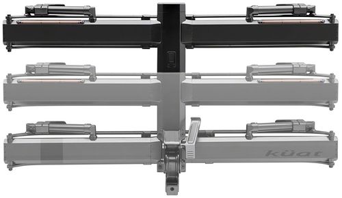 Kuat Piston Pro X Hitch Bike Rack Add-On - 1-Bike, LED Lights with 4-Pin Plug, Kashima Coat, Galaxy Gray