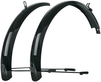 SKS B53 Bluemels Full Coverage Fender Set - 53mm, 20 x 1-1.9", Black