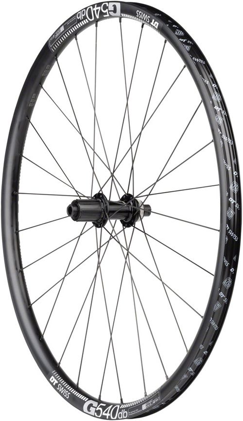 Quality Wheels Tiagra/G540 Rear Wheel - 700c, 12 x 142mm, Center-Lock, HG 11 MTN, Black, 28H