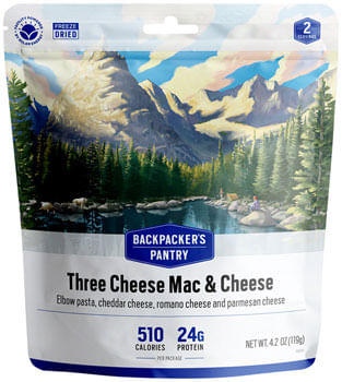 Backpacker's Pantry Three Cheese Mac and Cheese - 2 Servings