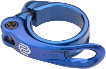 Promax QR-1 Seatpost Clamp - 34.9mm, QR, Blue