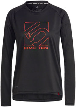 Five Ten Long Sleeve Jersey - Black, Women's, Large