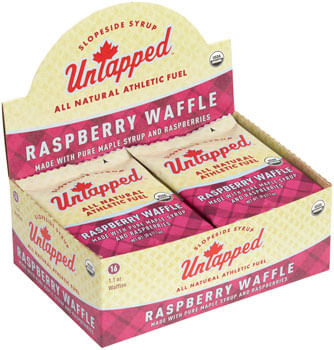 UnTapped Organic Waffle - Raspberry, Box of 16