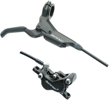Hayes Dominion T4 Disc Brake and Lever - Rear, Hydraulic, Post Mount, Black
