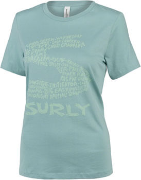 Surly Steel Consortium Women's T-Shirt - Dusty Blue, Small