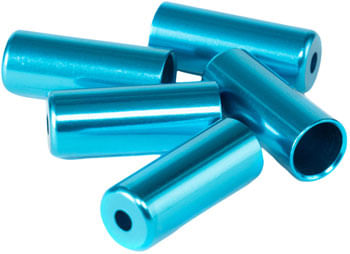 Salt Cable End Caps - Cyan Blue, Pack of 10