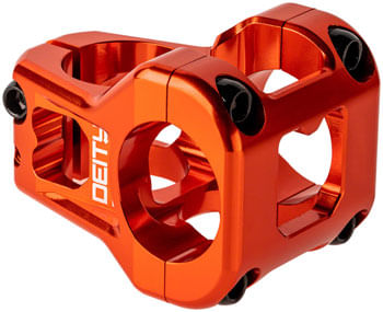 DEITY Cavity Stem - 35mm, 31.8mm Clamp, +/-0, 1 1/8", Orange