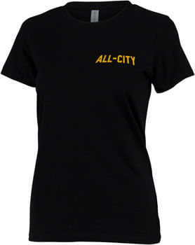 All-City Club Tropic Women's T-Shirt - Black, X-Large