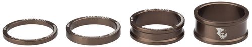 Wolf Tooth Precision Headset Spacers - 3/5/10/15mm, Espresso