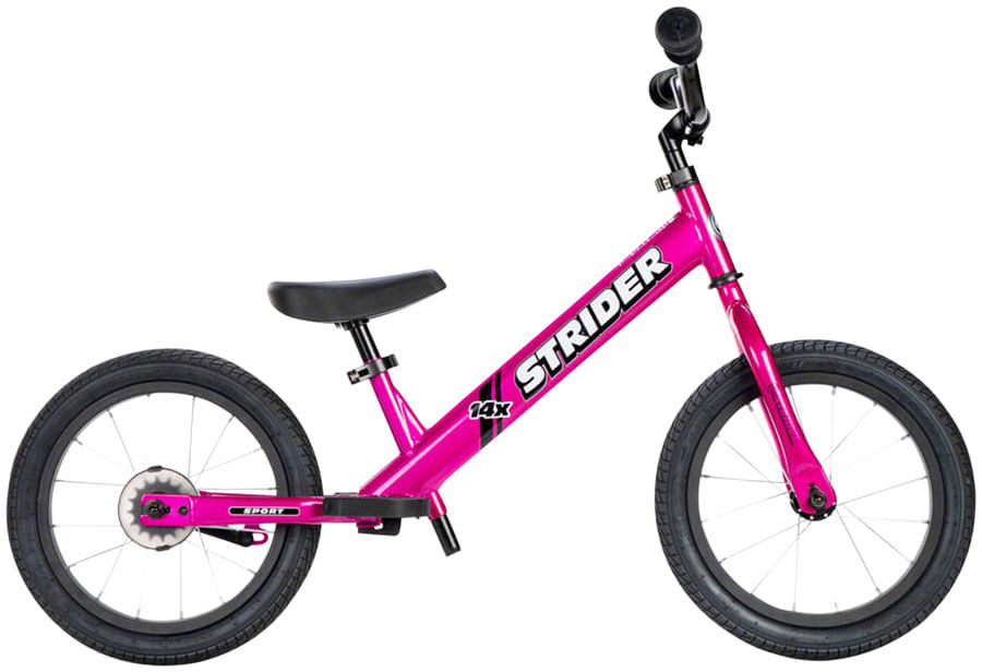 STRIDER 14X マゼンタ キッズバイク Strider 14x Classic Balance Bike - Fuschia | FastStore PDP